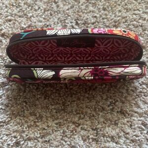 Vera Bradley Floral Glasses Bag in Pink and Brown